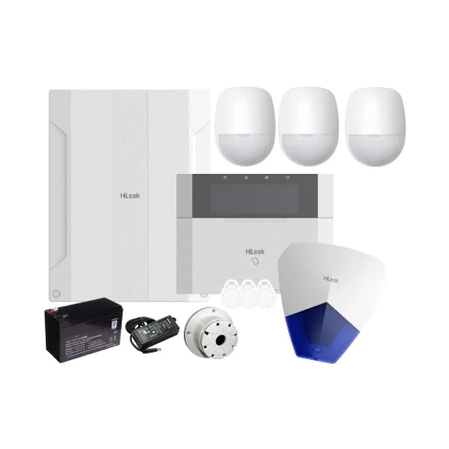 HiLook AX Hybrid Pro Wired Alarm Kit — Fully Installed